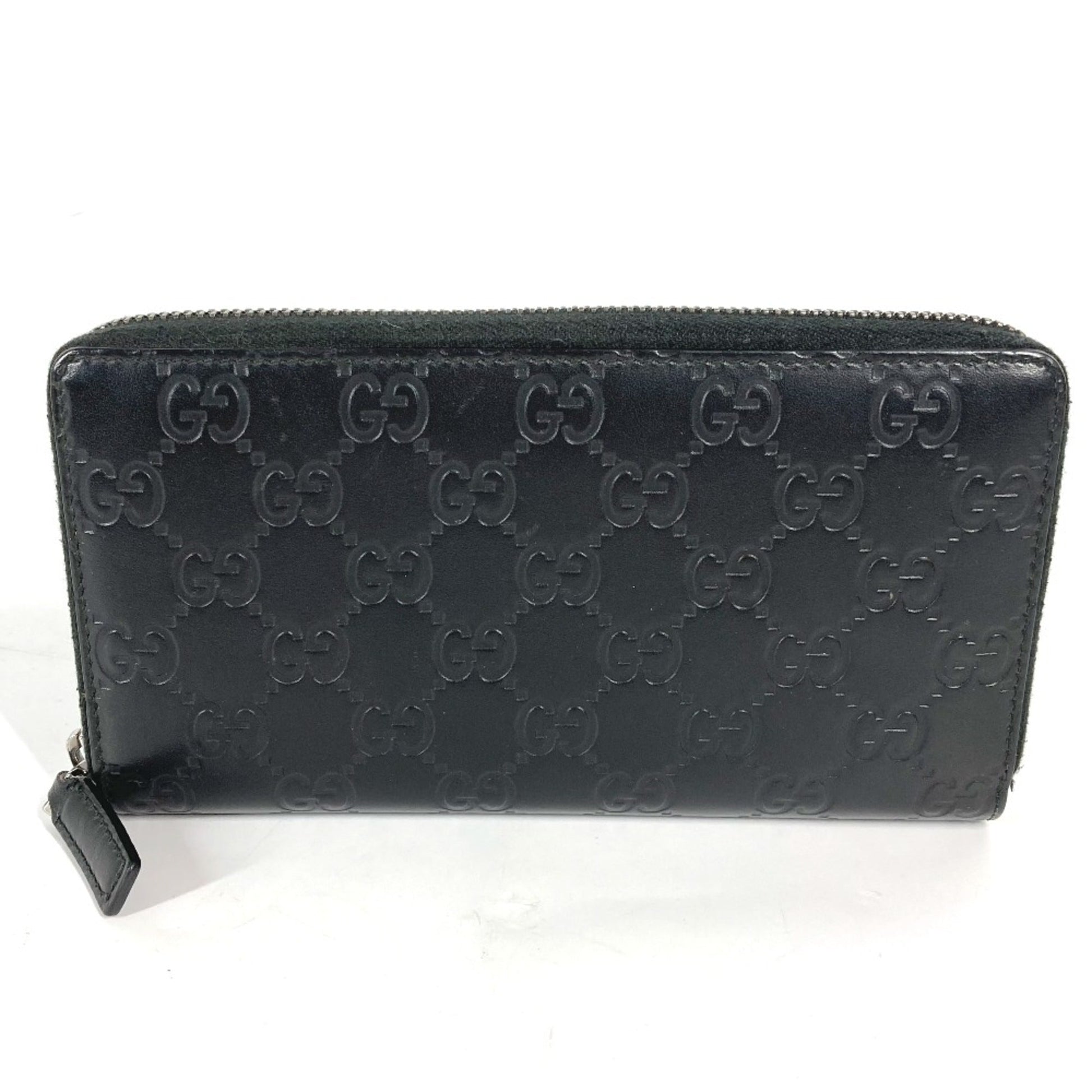 Gucci Black Leather Long Wallet (Bi-Fold) ()
