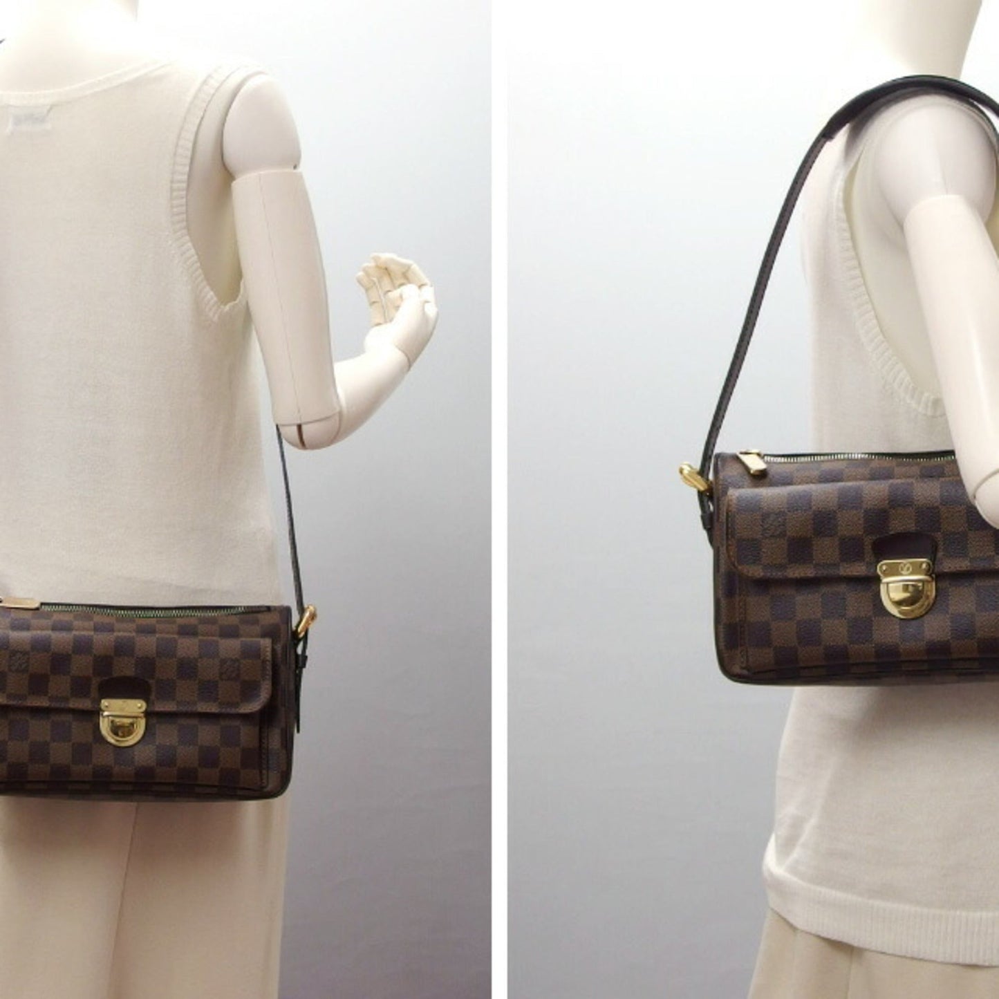 Louis Vuitton Damier Gold Pochette Shoulder Bag