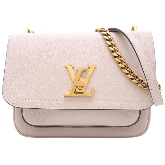 Louis Vuitton Grayish Leather Shoulder Bag ()