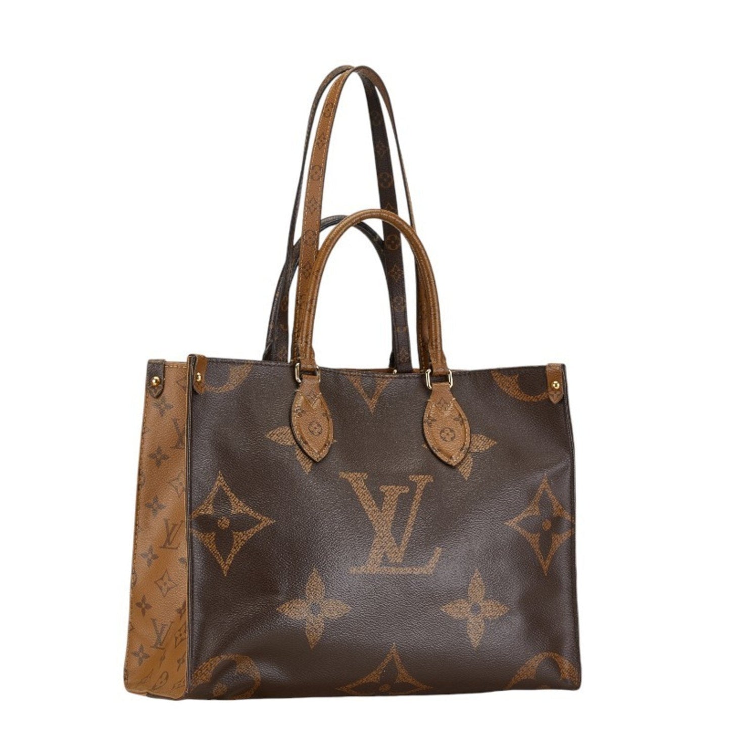 Louis Vuitton Brown Monogram Pvc Leather Handbag Shoulder Bag