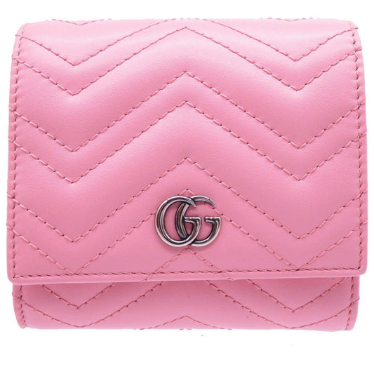 Gucci Pink Leather Wallet (Bi-Fold) ()