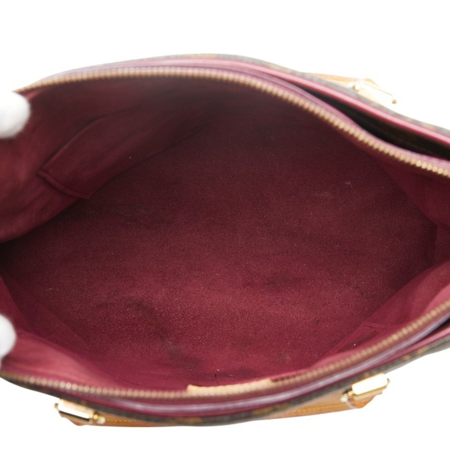 Louis Vuitton Monogram Aurore Brown Monogram Purple Monogram Leather Handbag Shoulder Bag