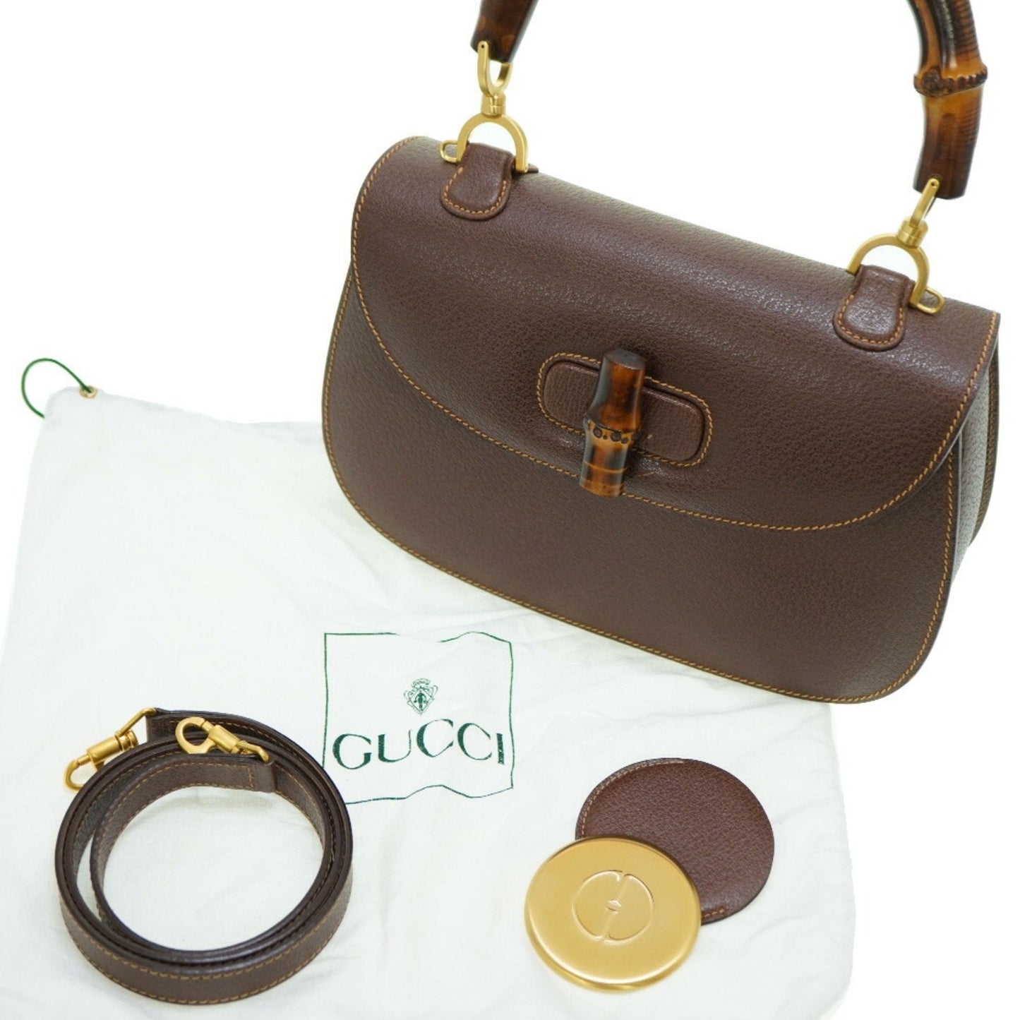 Gucci Brown Leather Handbag