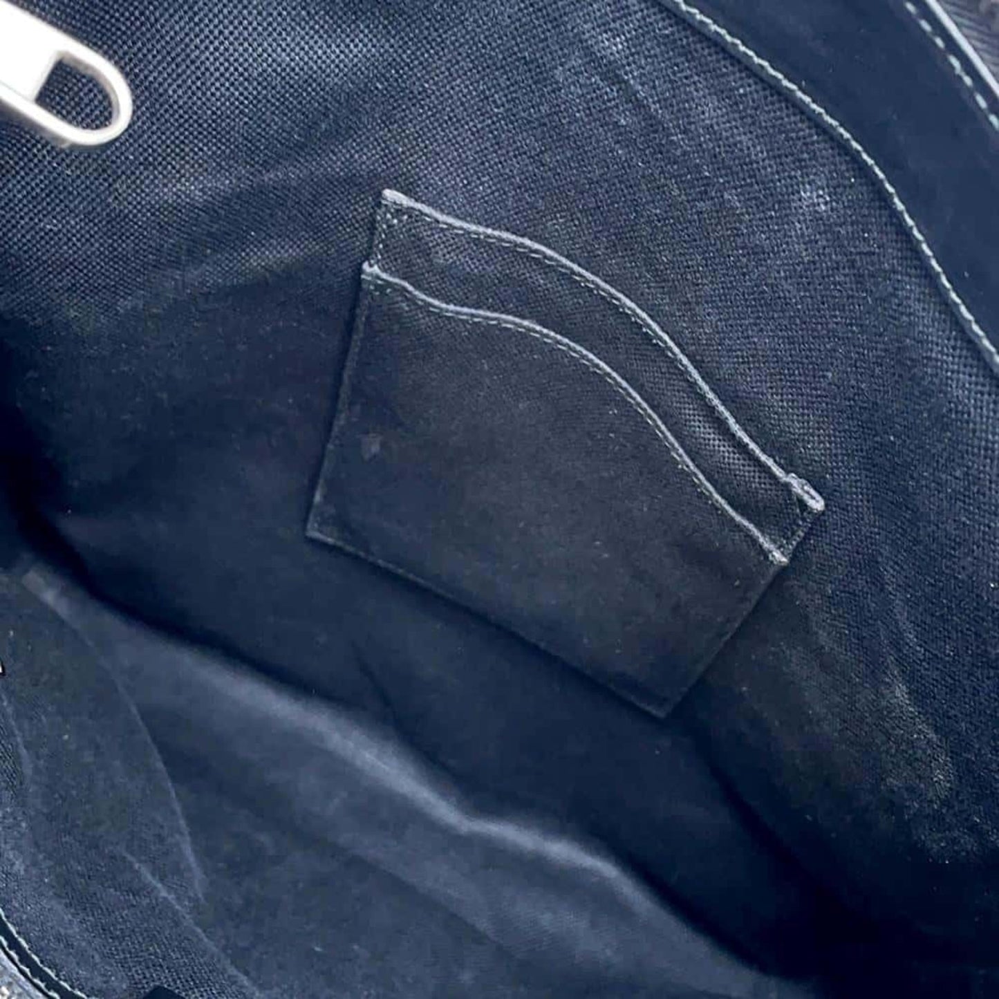 Gucci Black Gg Supreme Leather Messenger Bag Shoulder Bag
