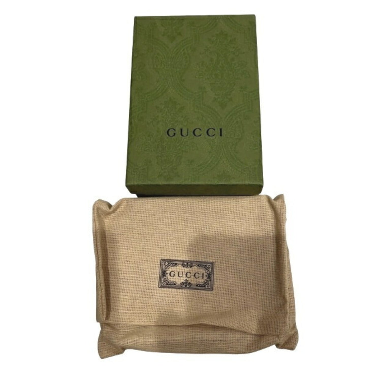 Gucci Navy Gg Supreme Leather Middle Wallet (Bi-Fold)