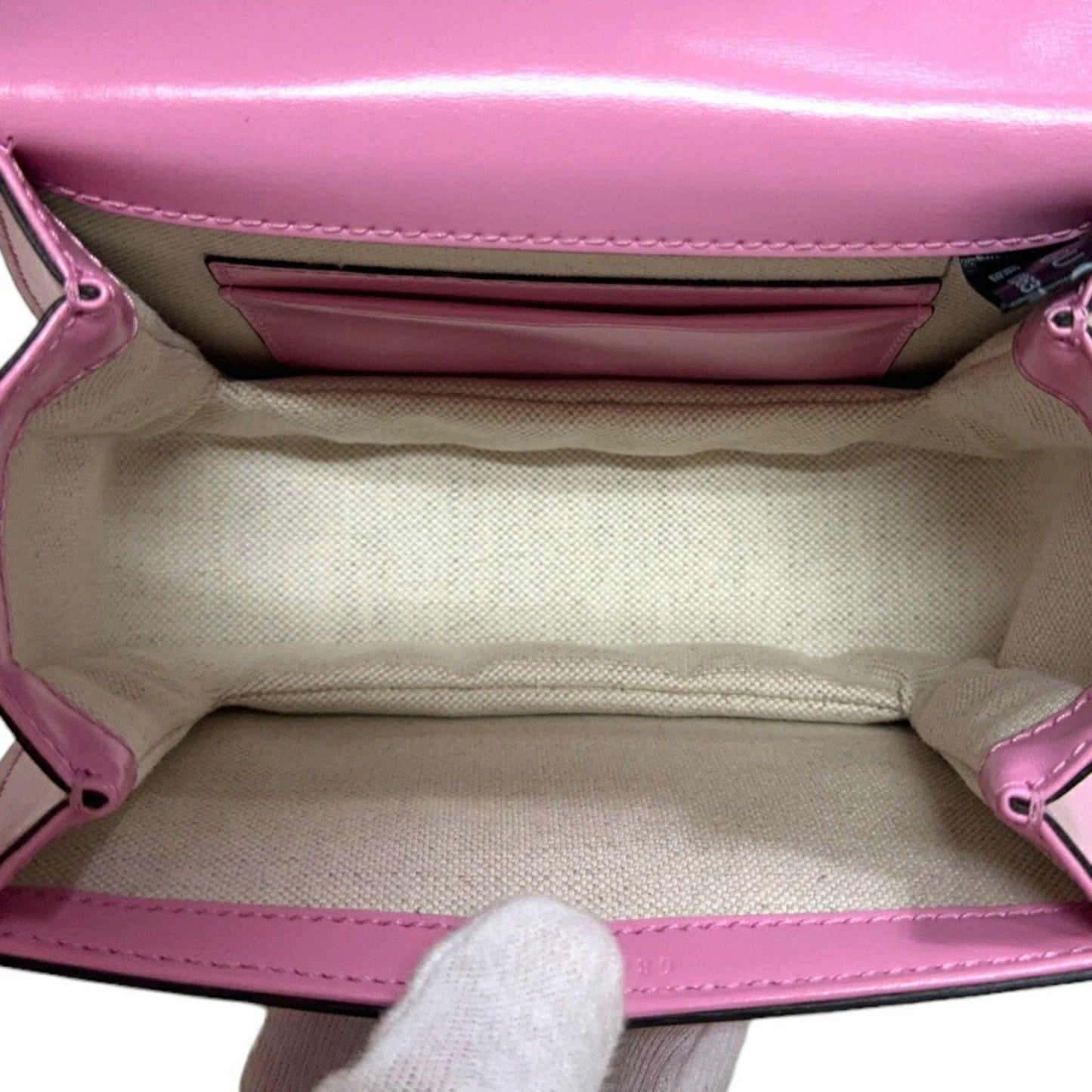 Gucci Pink Bamboo Shoulder Bag