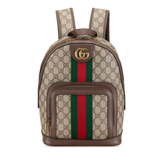 Gucci Beige Pvc Leather Backpack ()