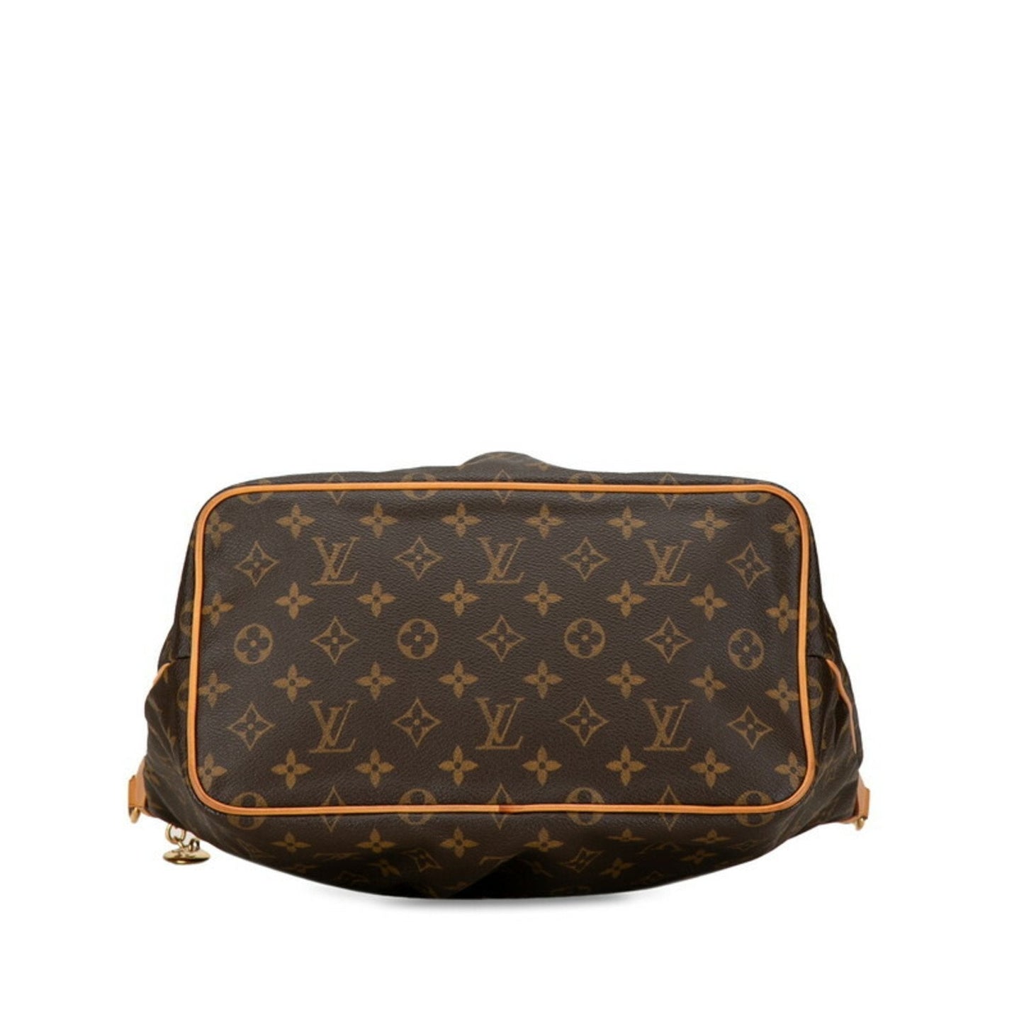 Louis Vuitton Brown Pvc Leather Handbag Shoulder Bag