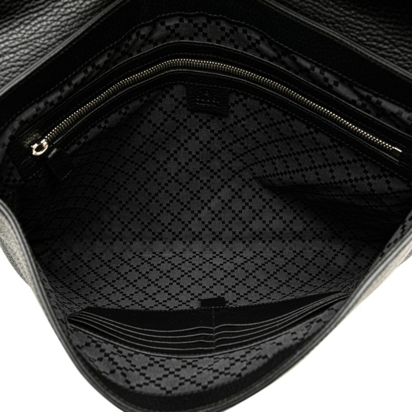 Gucci Black Leather Clutch Bag