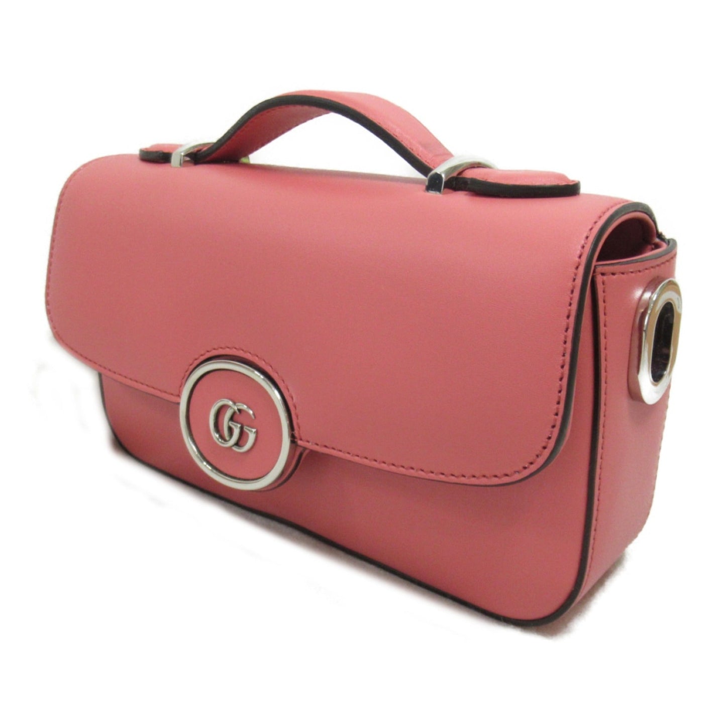 Gucci Pink Leather Shoulder Bag