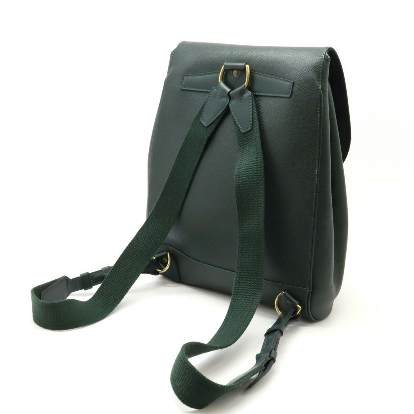 Louis Vuitton Dark Green Episea Taiga Leather Backpack