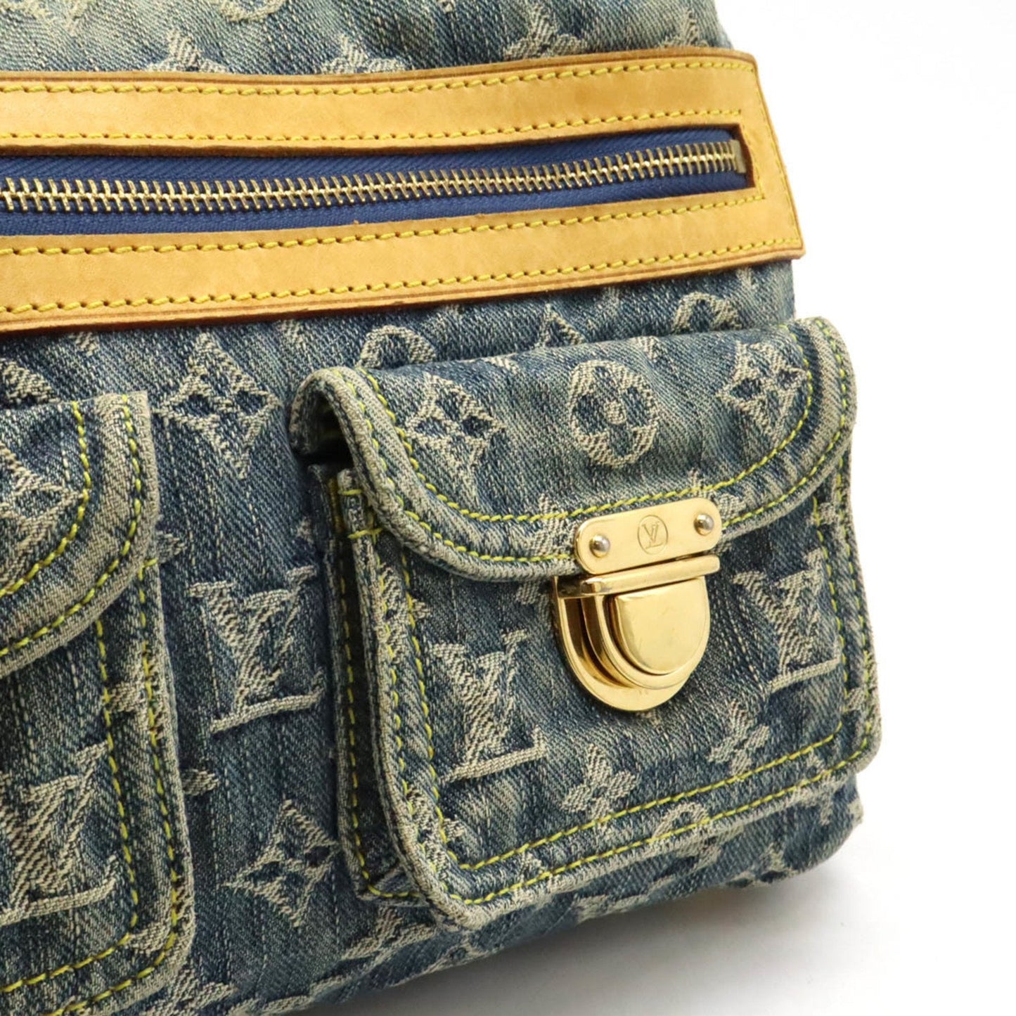 Louis Vuitton Blue Monogram Denim Shoulder Bag