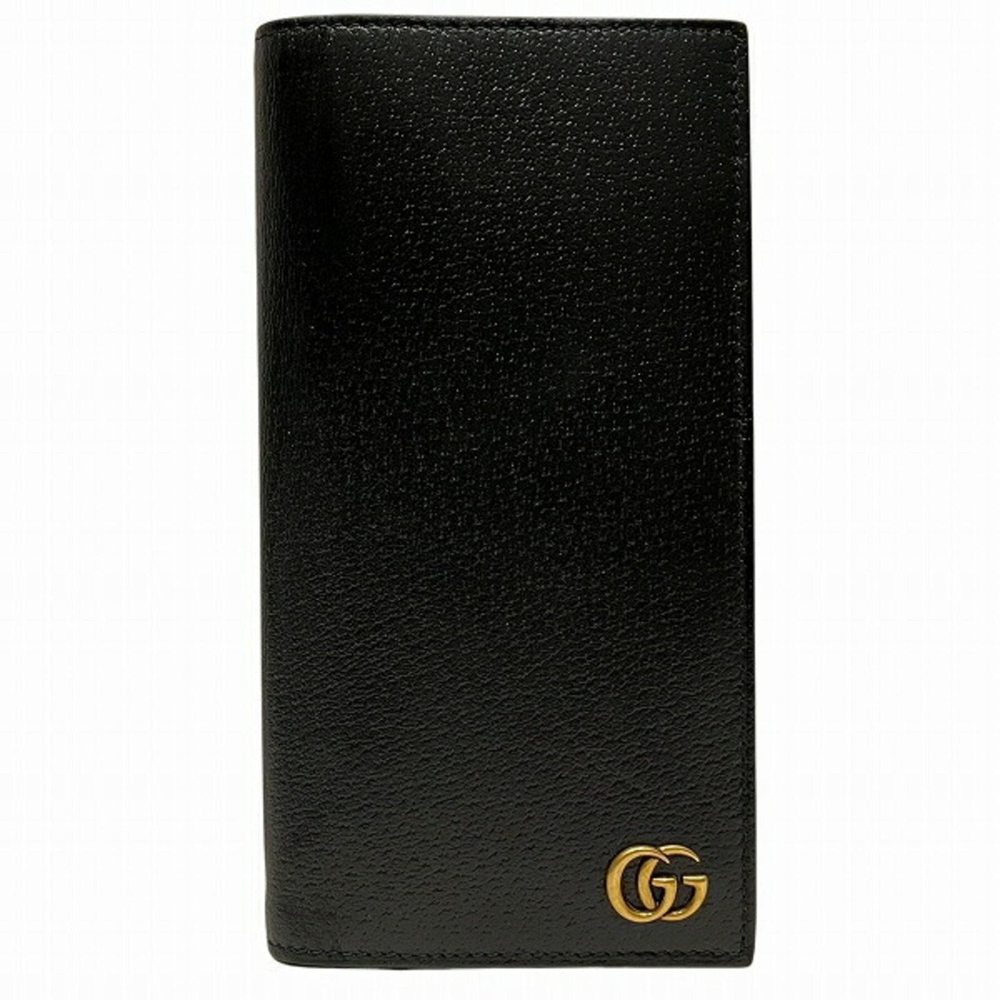 Gucci Black Leather Long Wallet (Bi-Fold) ()