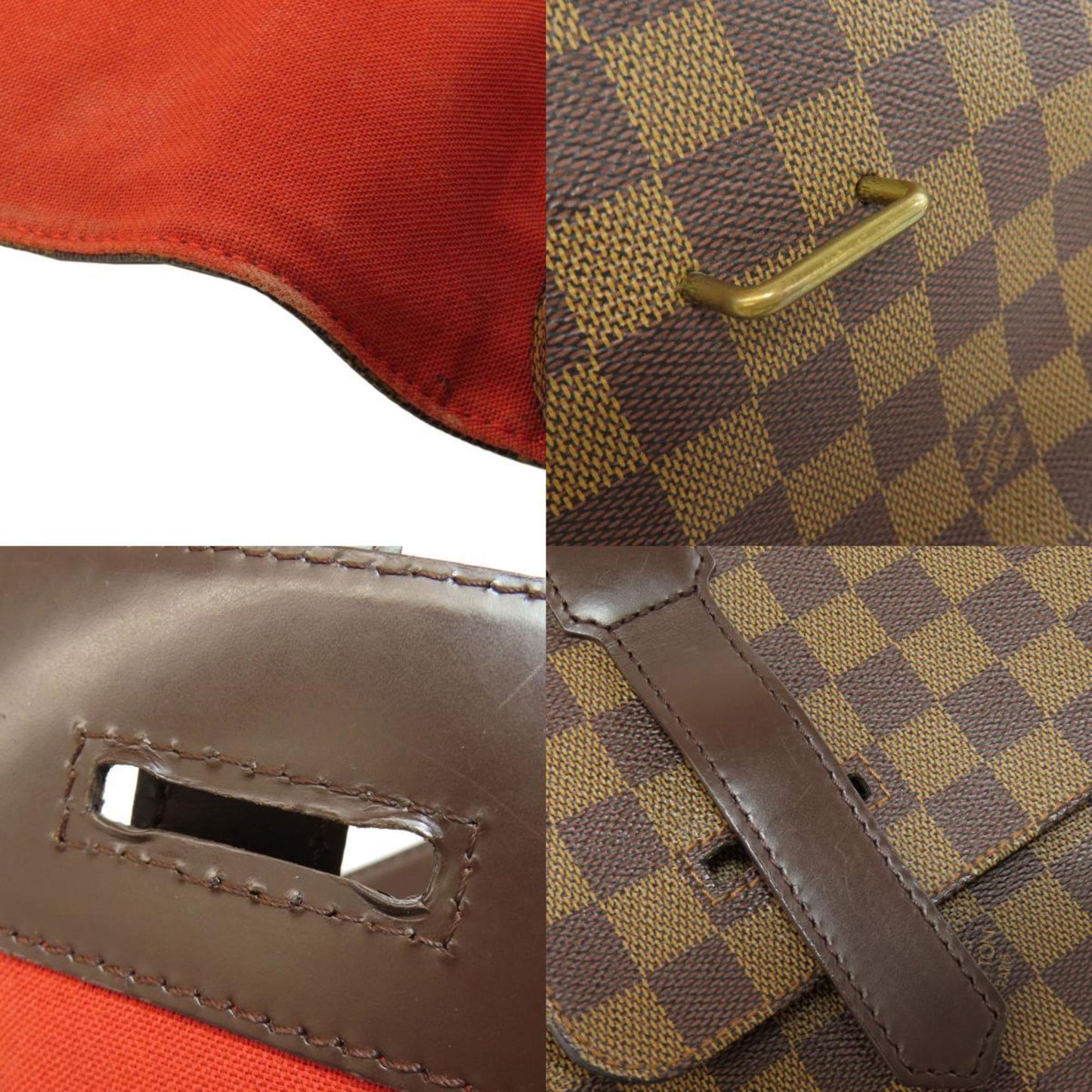 Louis Vuitton Damier Canvas Ebene Damier Canvas Shoulder Bag
