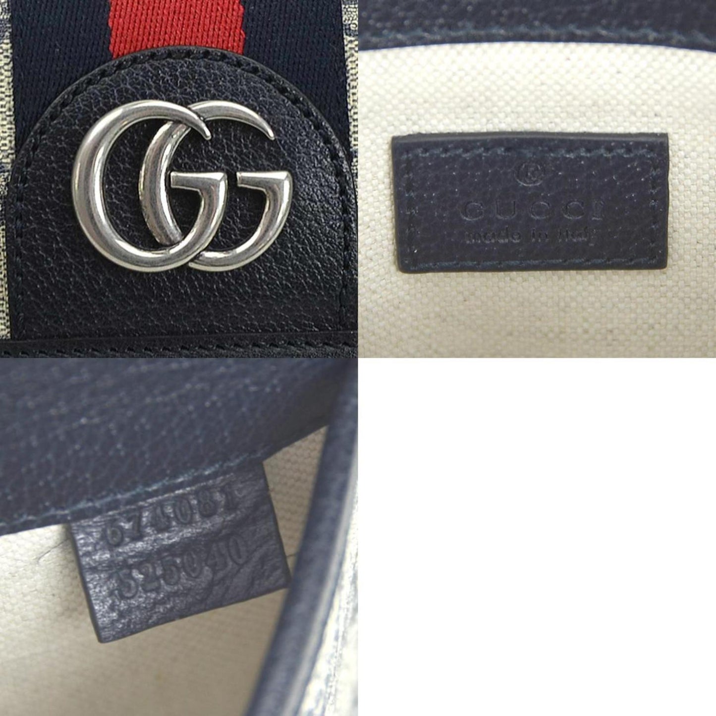 Gucci Gg Marmont Navy Gg Supreme Fanny Pack