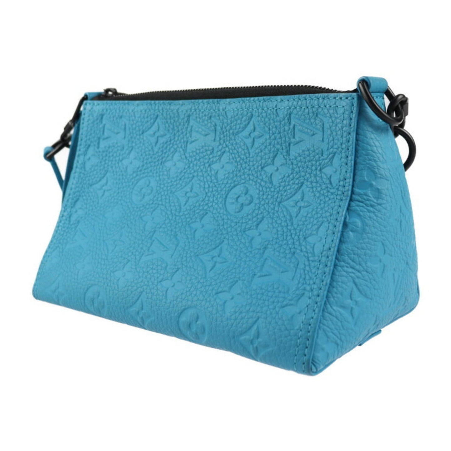 Louis Vuitton Turquoise Monogram Empreinte Shoulder Bag