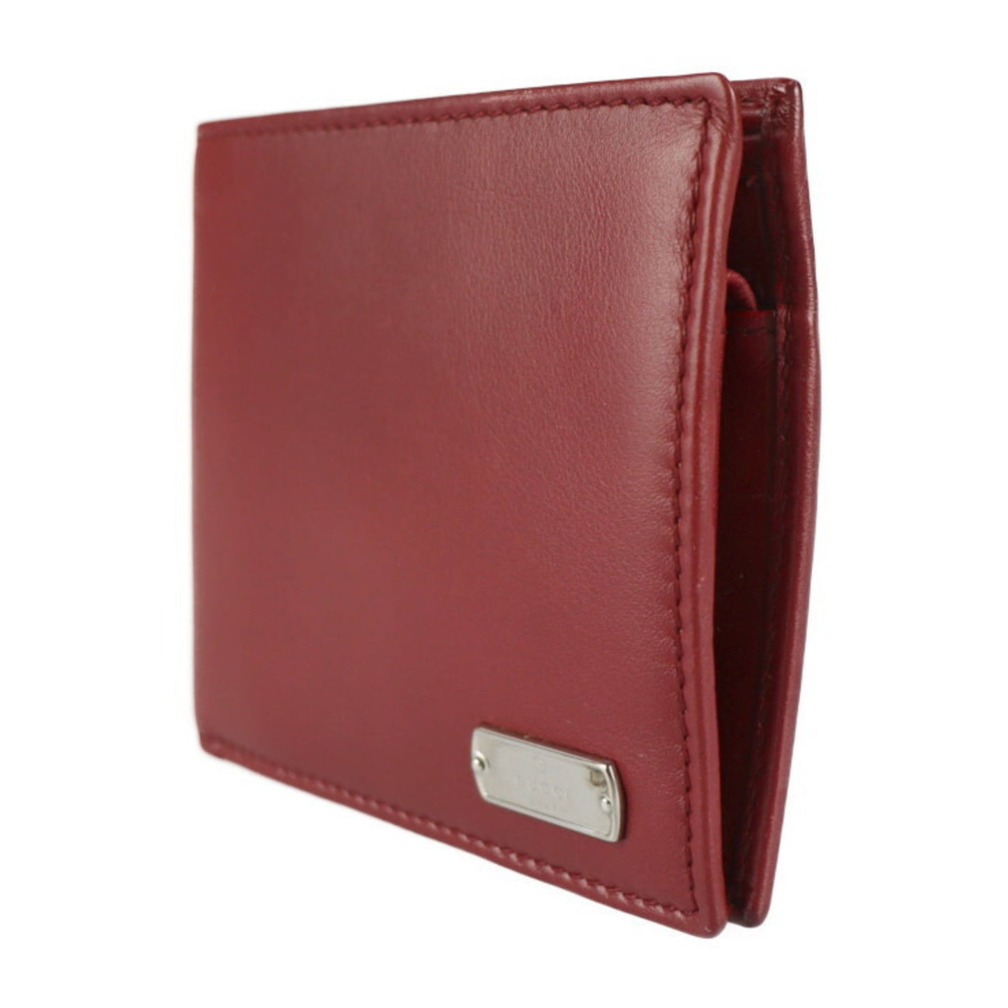 Gucci Bordeaux Leather Wallet (Bi-Fold)