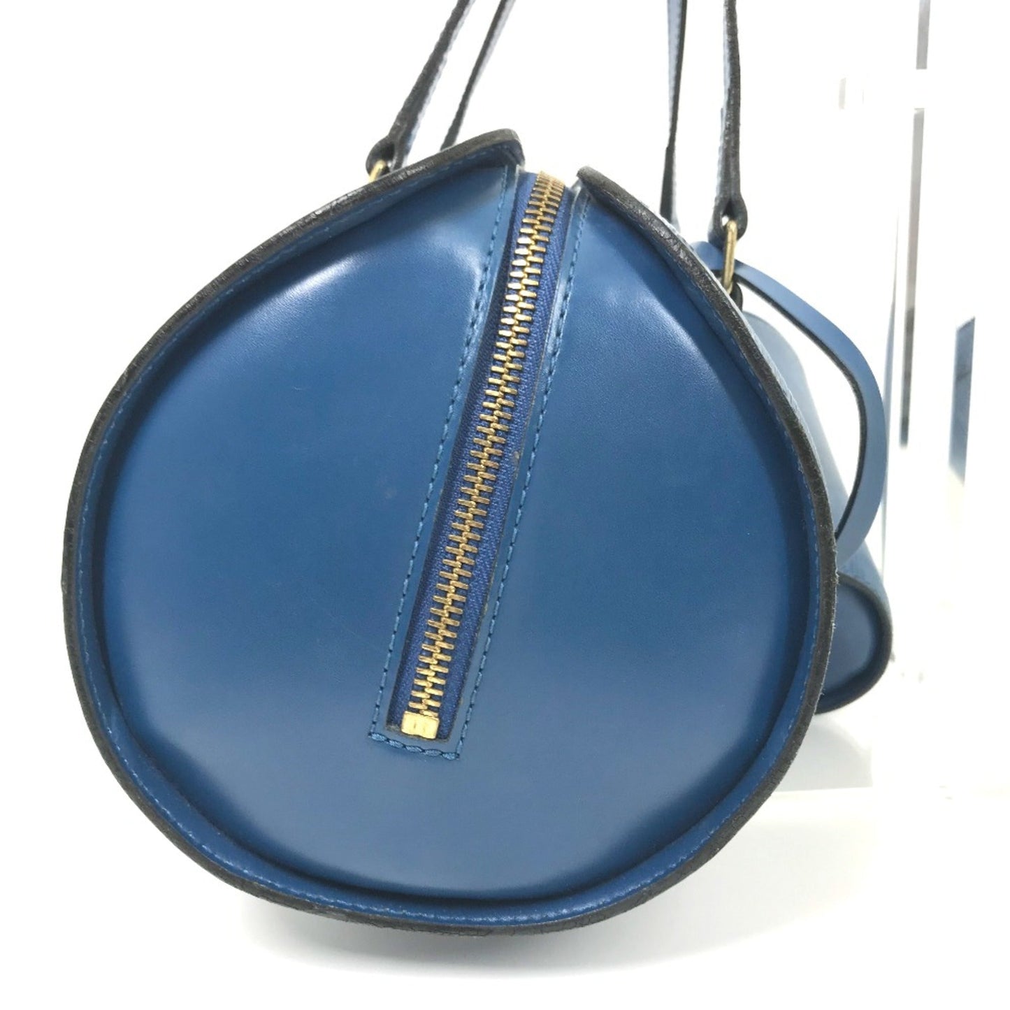 Louis Vuitton Blue Leather Shoulder Bag
