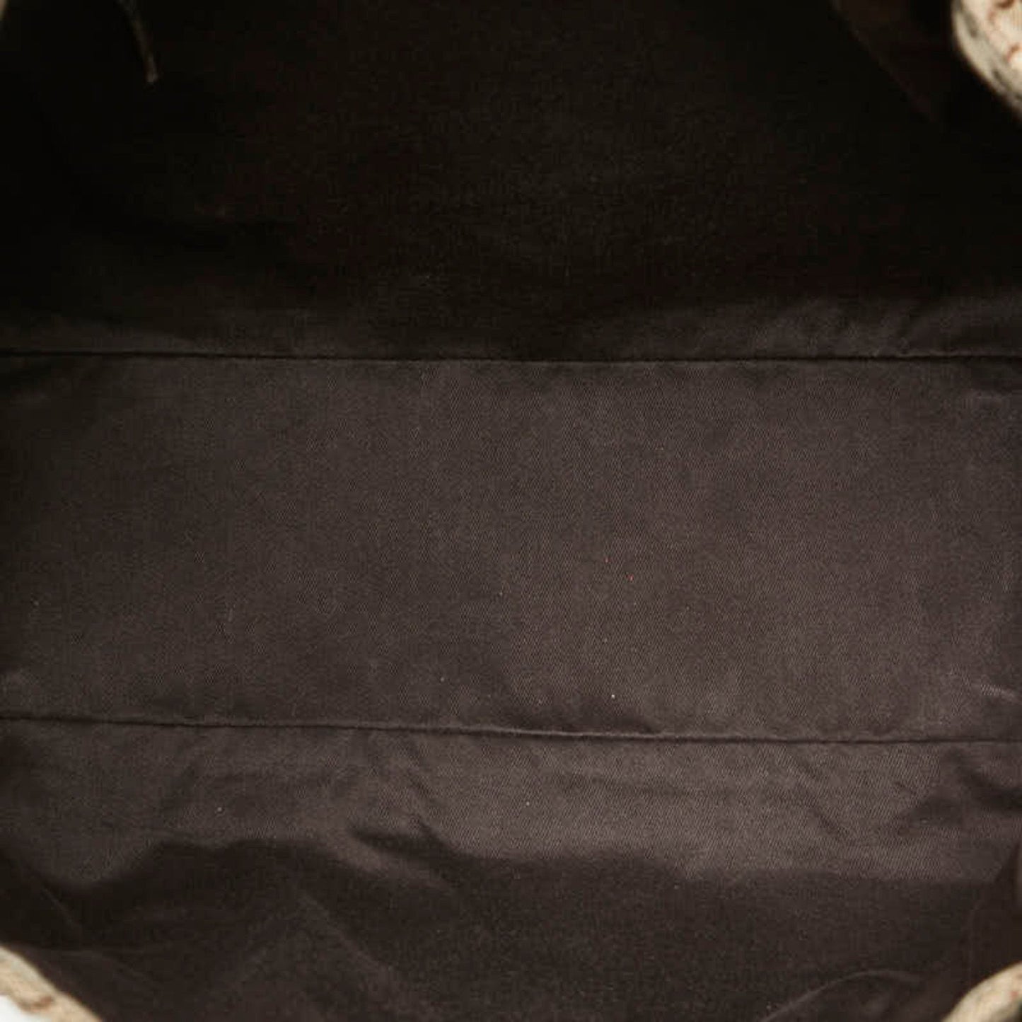 Gucci Beige Brown Canvas Leather Tote Bag