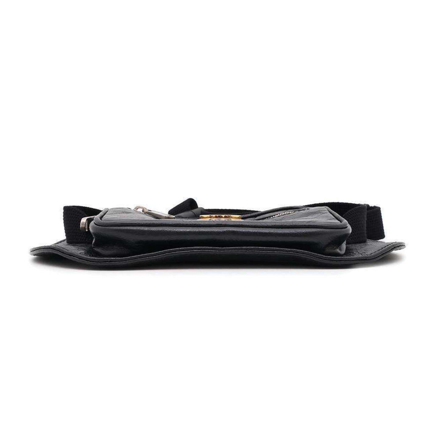 Gucci Black Leather Pouch Sling Bag