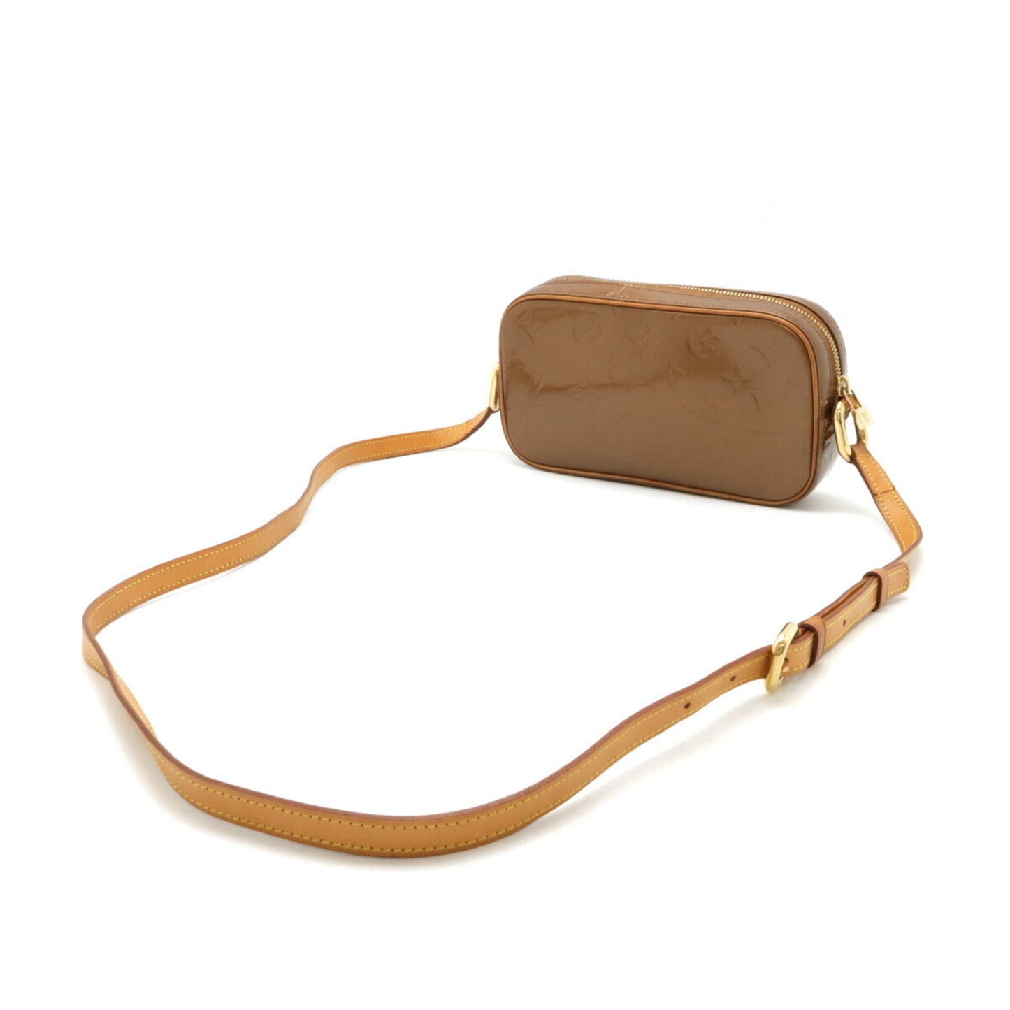 Louis Vuitton Bronze Leather Shoulder Bag