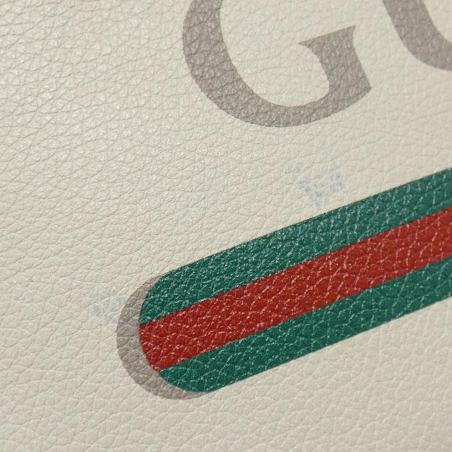Gucci White Leather Fanny Pack