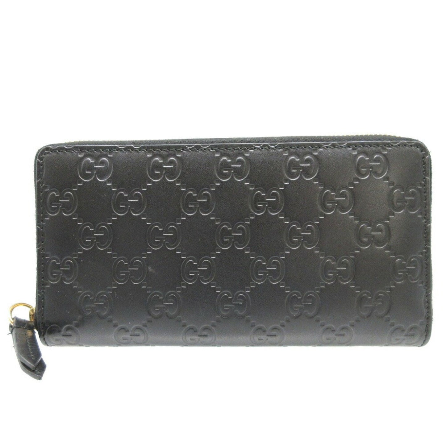 Gucci Black Leather Long Wallet (Bi-Fold) ()