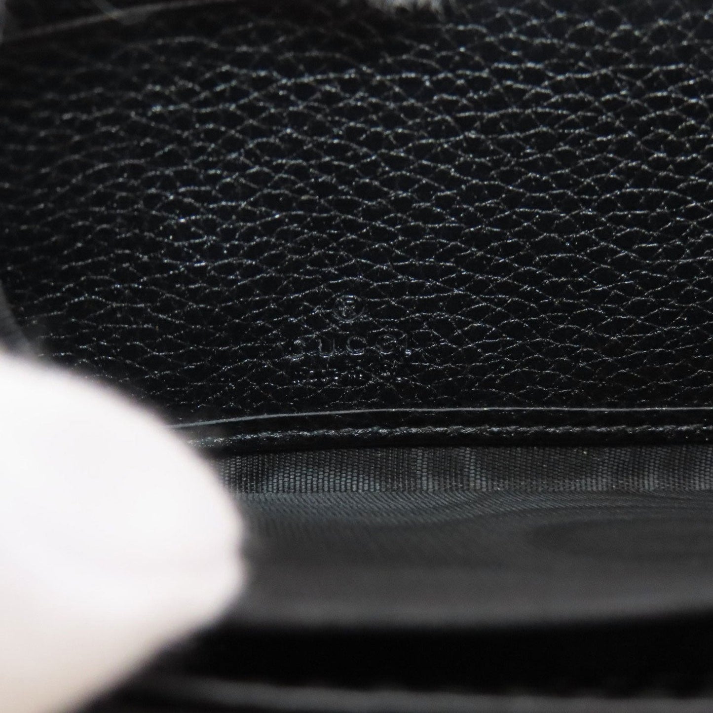 Gucci Black Leather Coin Purse/Coin Case