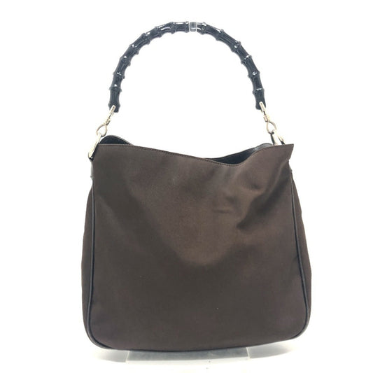 Gucci Brown Canvas Shoulder Bag ()