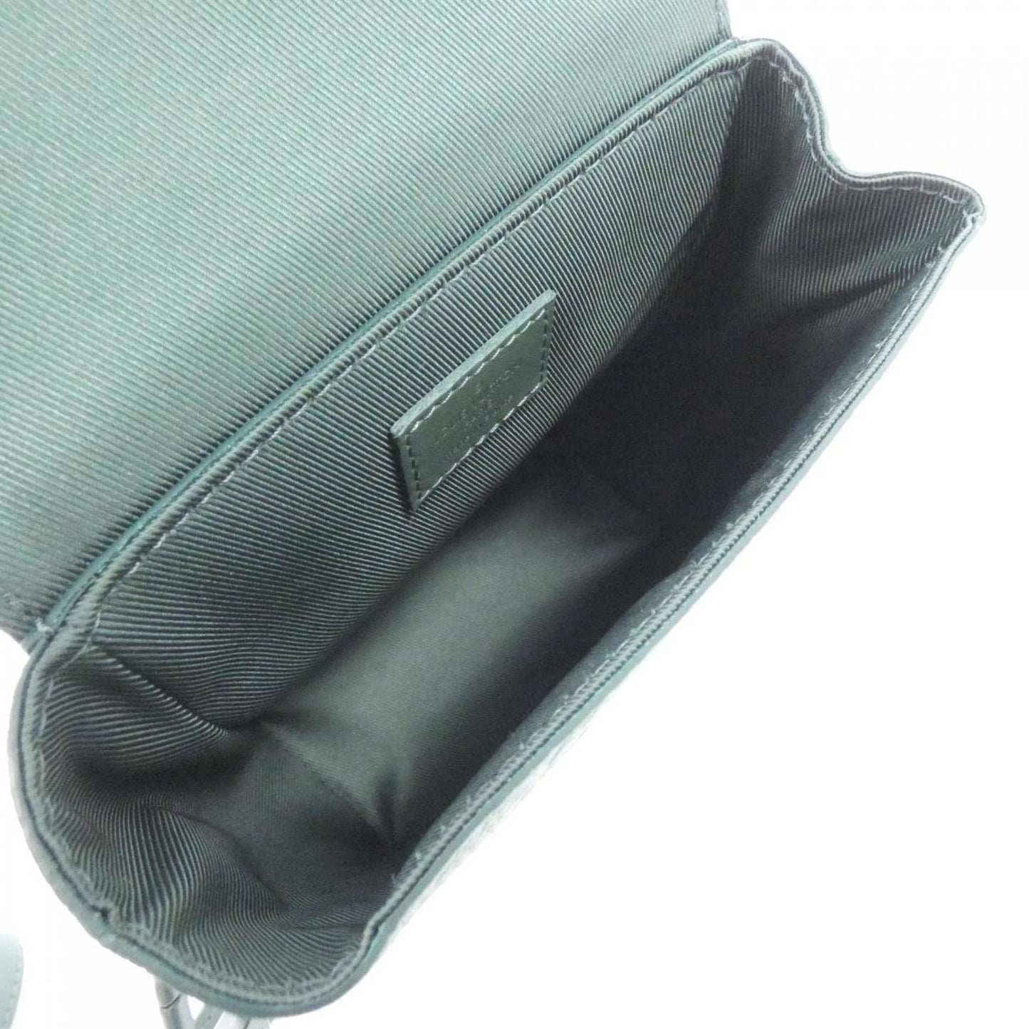 Louis Vuitton Vert Fonce Leather Backpack