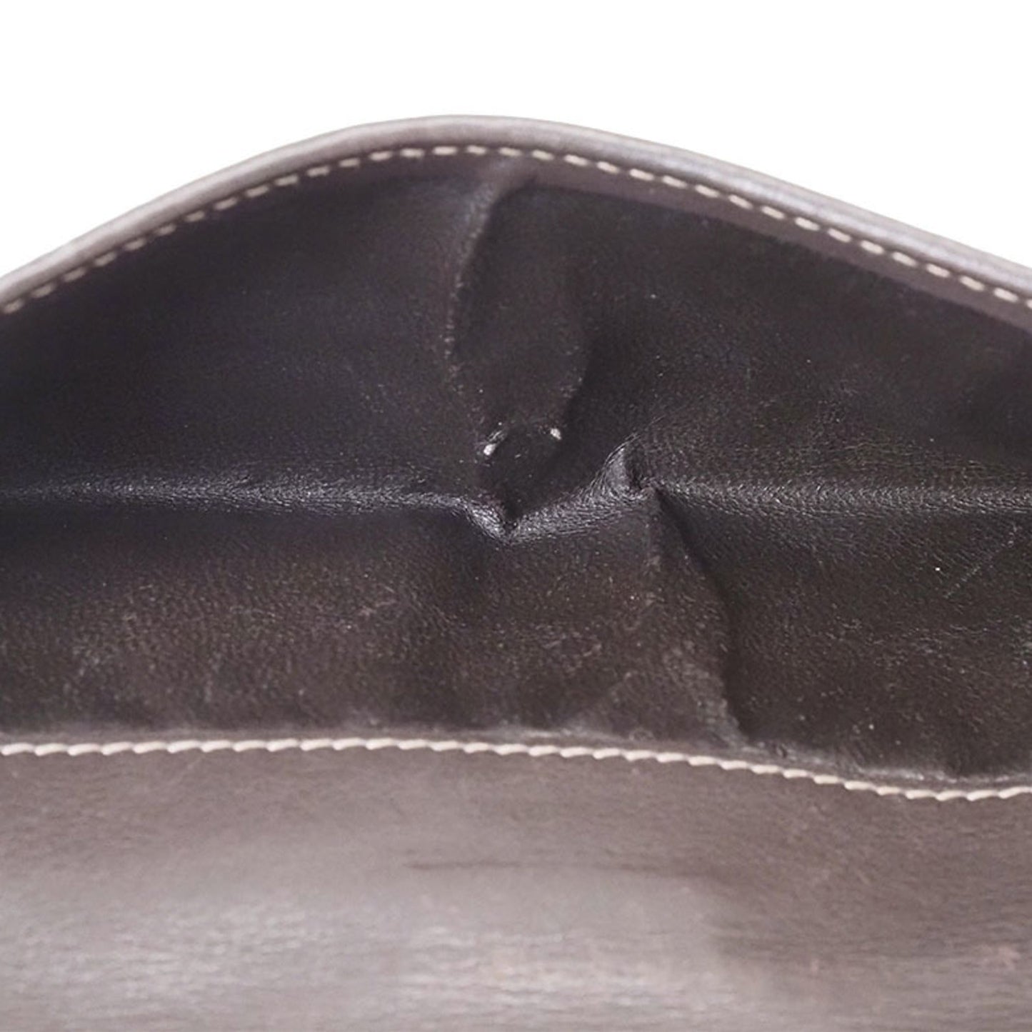 Gucci Brown Canvas Leather Long Wallet (Bi-Fold)