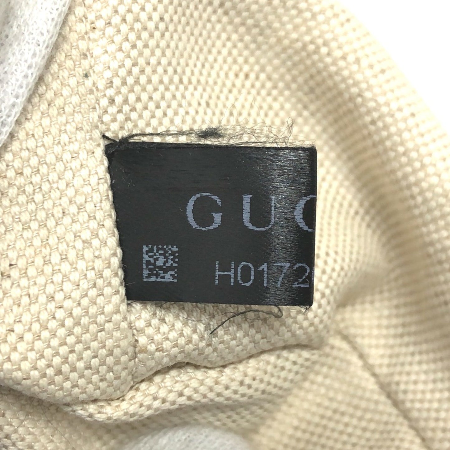 Gucci White Leather Backpack