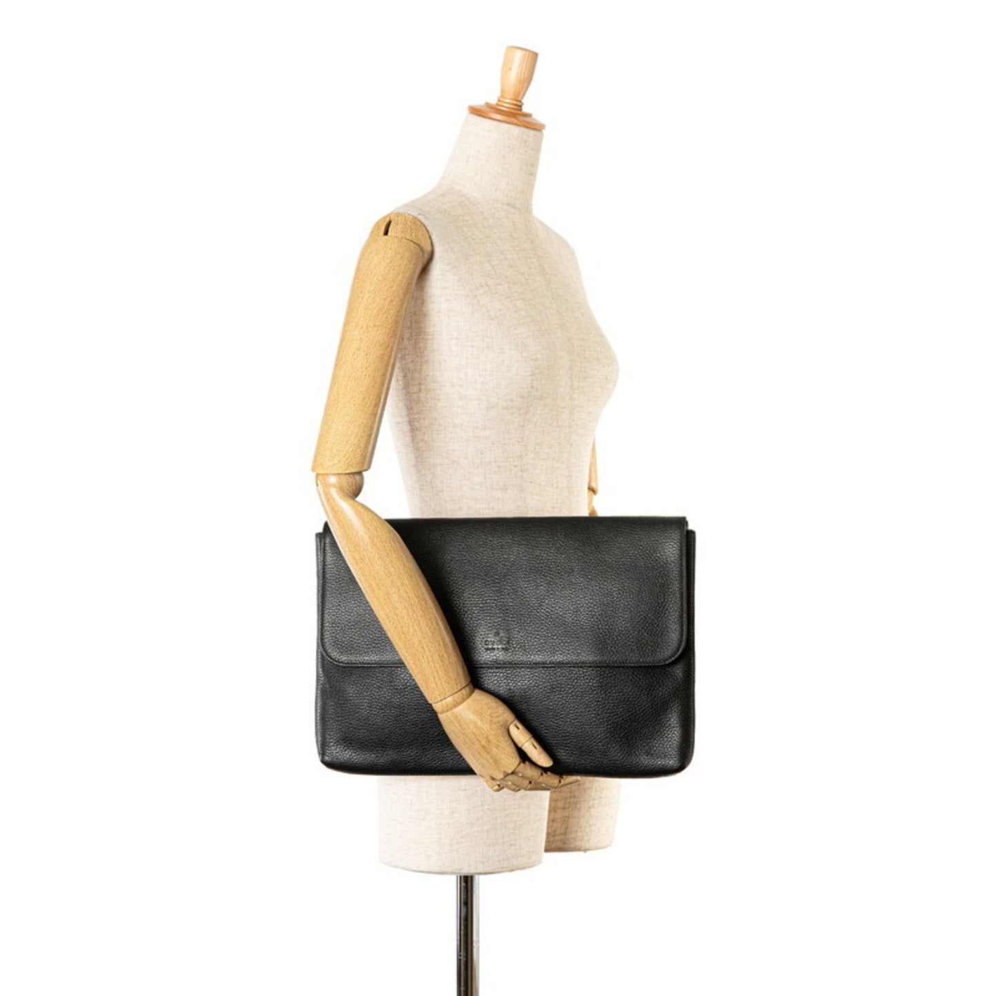 Gucci Black Leather Clutch Bag