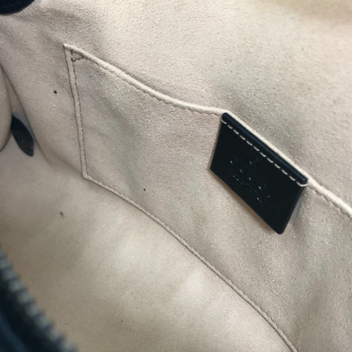 Gucci Black Leather Shoulder Bag