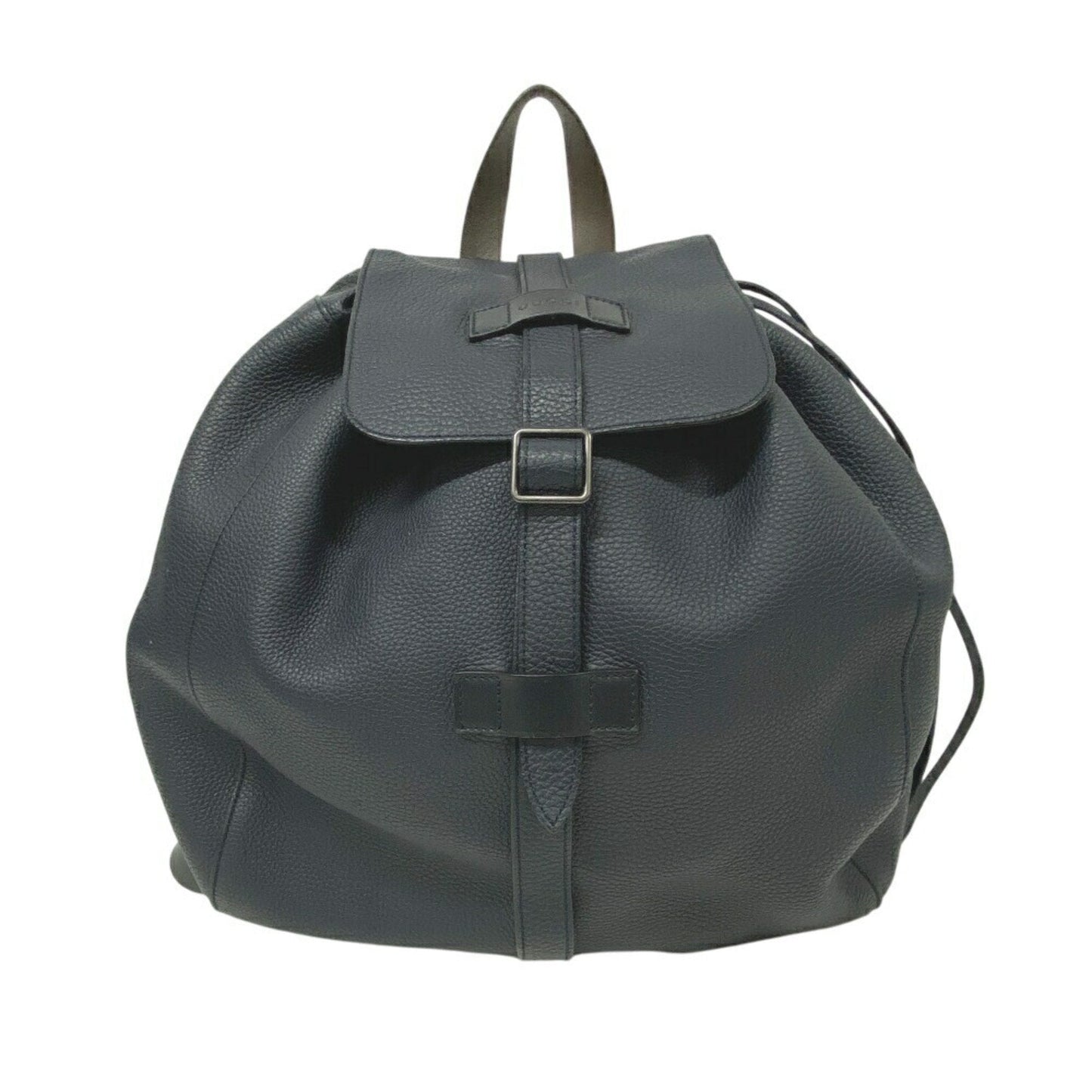 Gucci Brown Leather Backpack ()