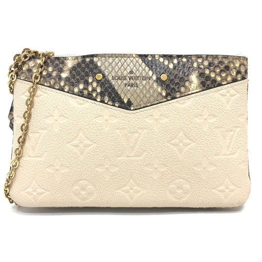 Louis Vuitton Beige Leather Shoulder Bag ()