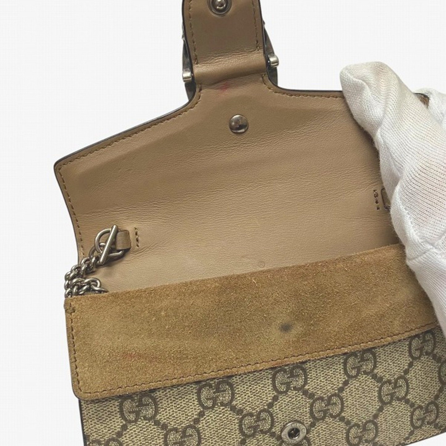 Gucci Brown Gg Supreme Shoulder Bag
