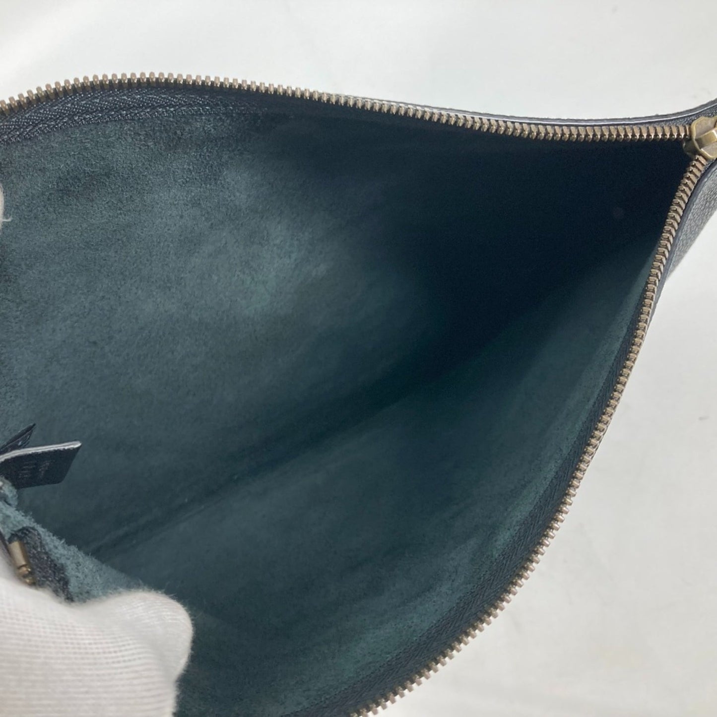 Gucci Black Leather Clutch Bag