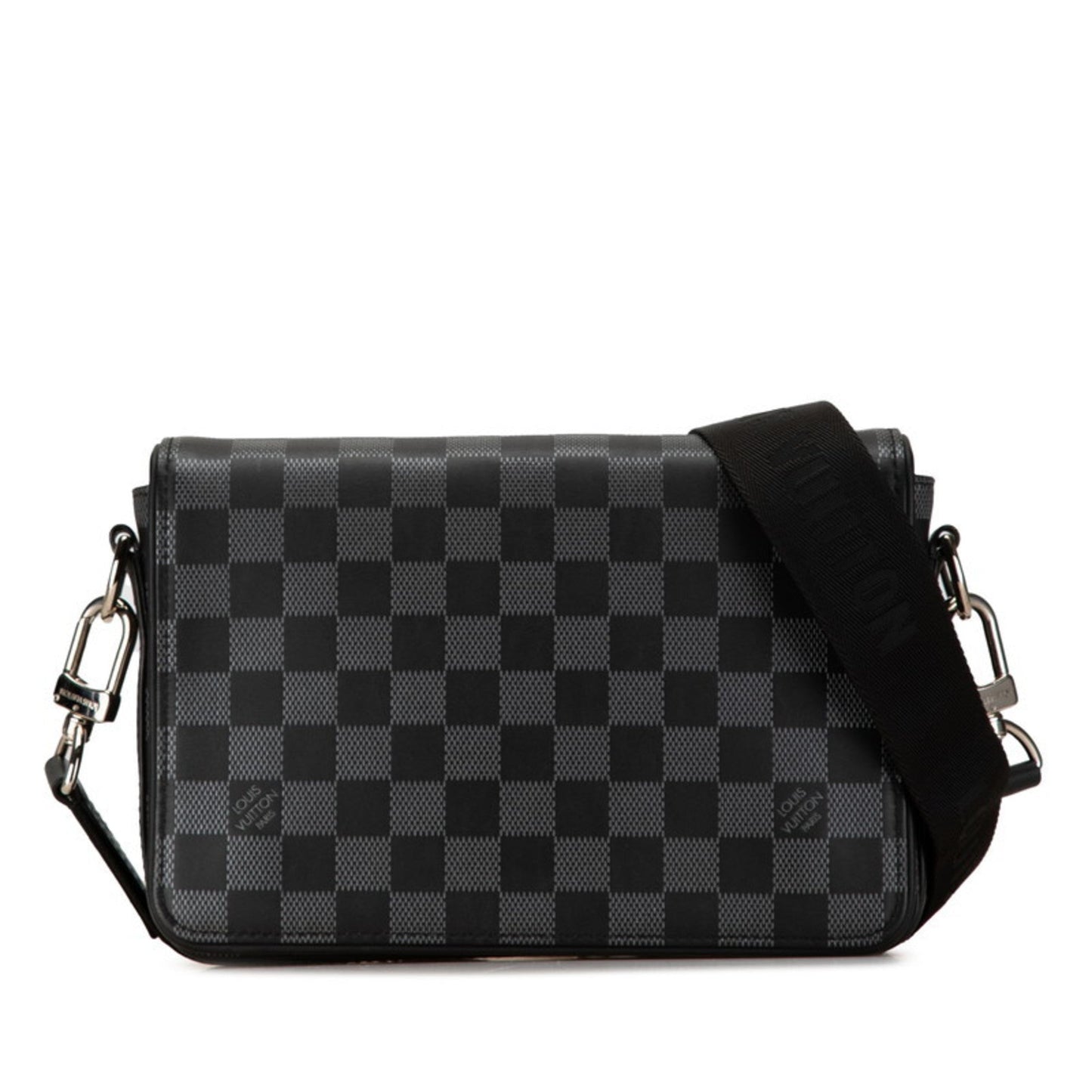 Louis Vuitton Black Pvc Leather Shoulder Bag