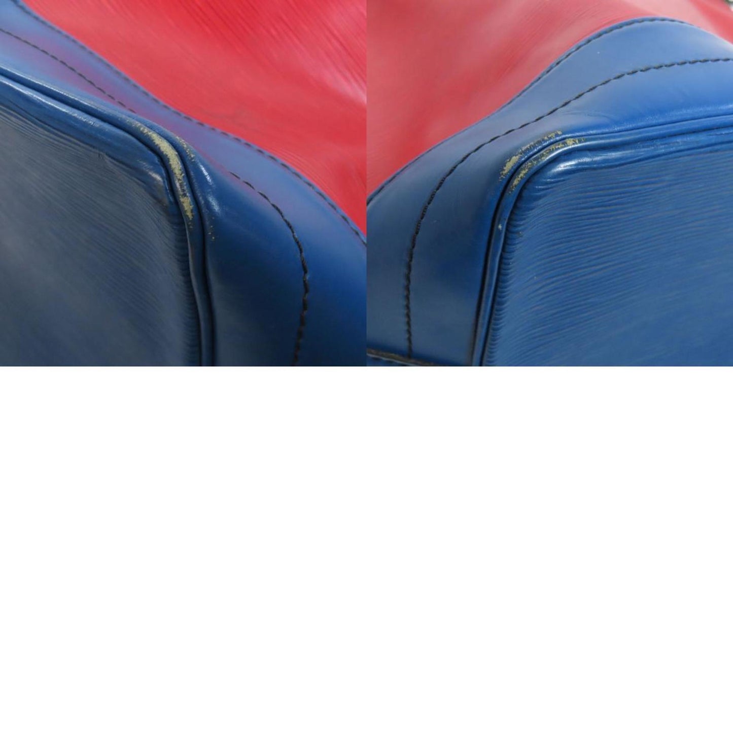 Louis Vuitton Castilian Red Toledo Blue Epi Leather Shoulder Bag