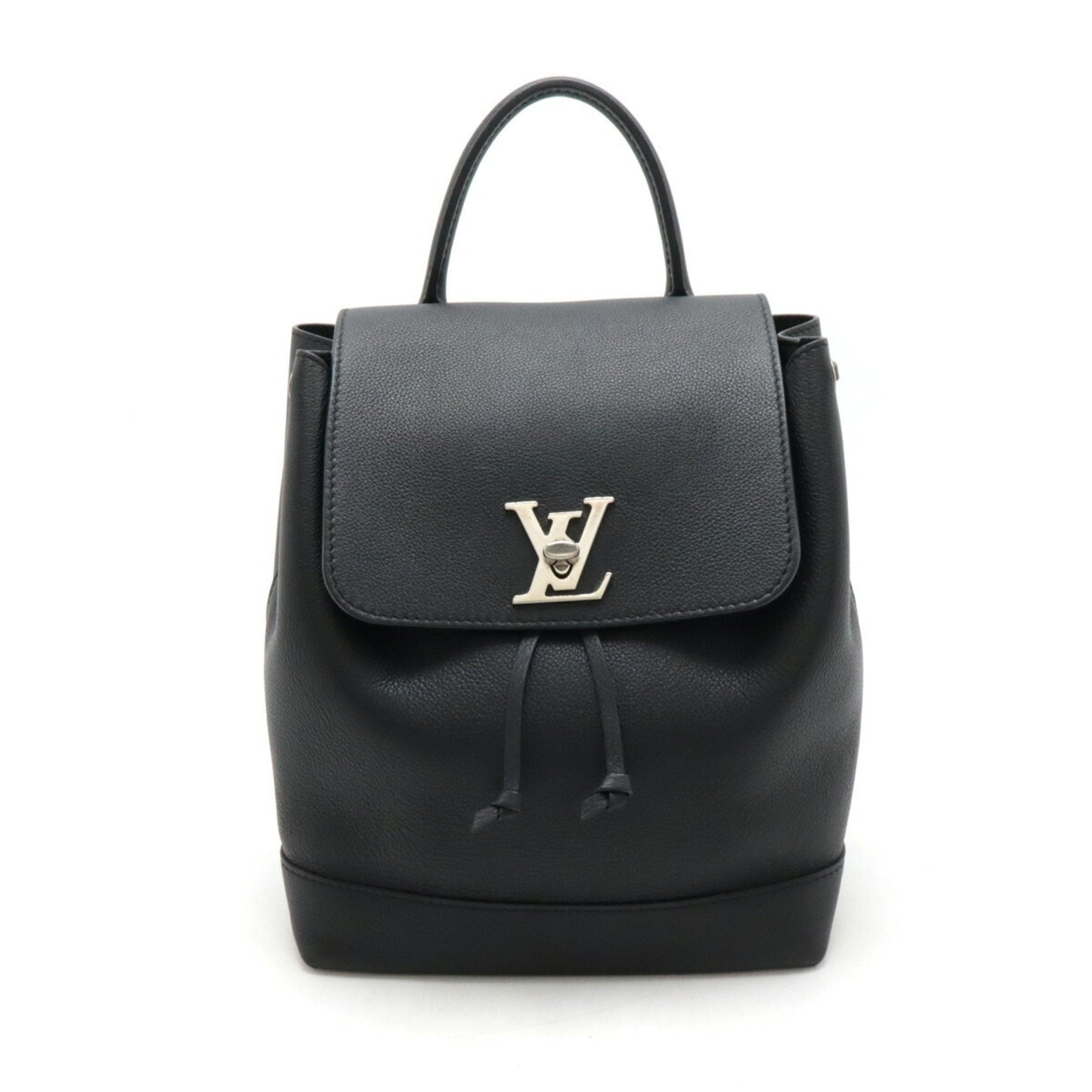 Louis Vuitton Black Noir Leather Backpack ()