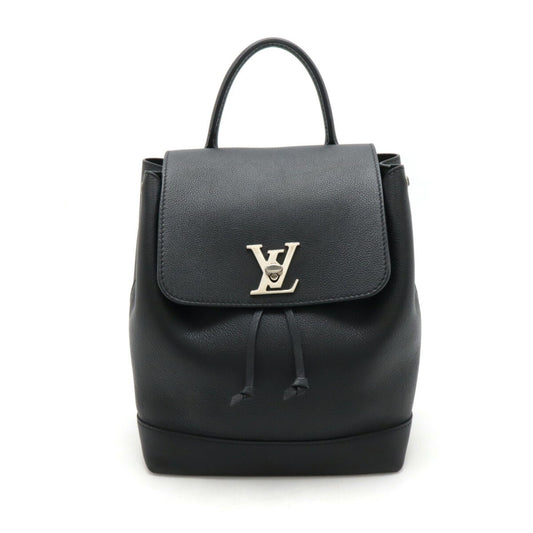Louis Vuitton Black Noir Leather Backpack ()