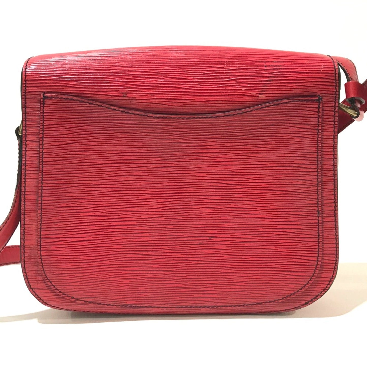 Louis Vuitton Red Leather Shoulder Bag