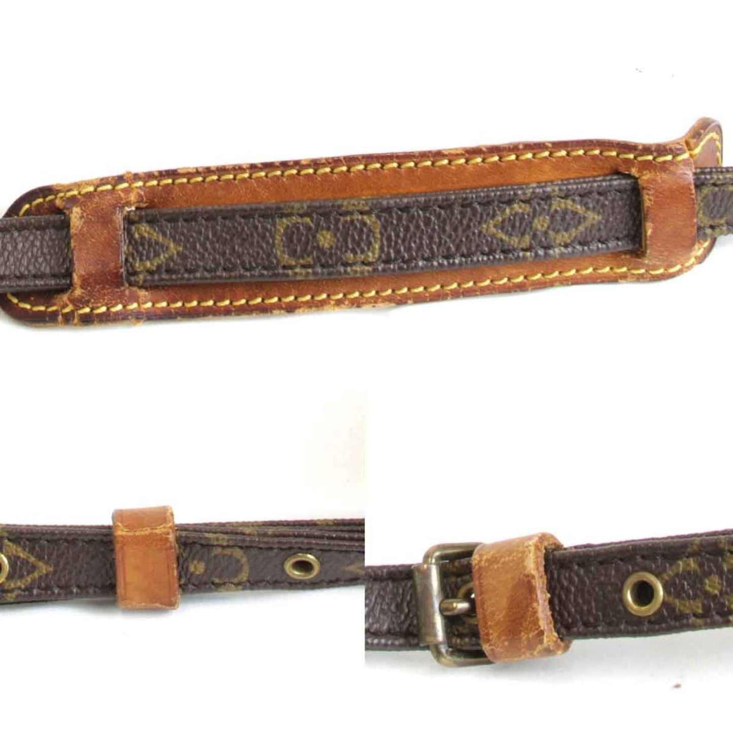 Louis Vuitton Brown Monogram Canvas Shoulder Bag