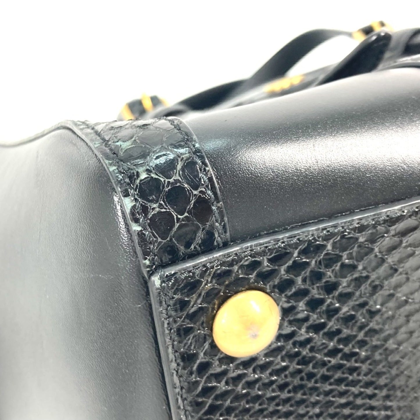 Gucci Black Leather Handbag