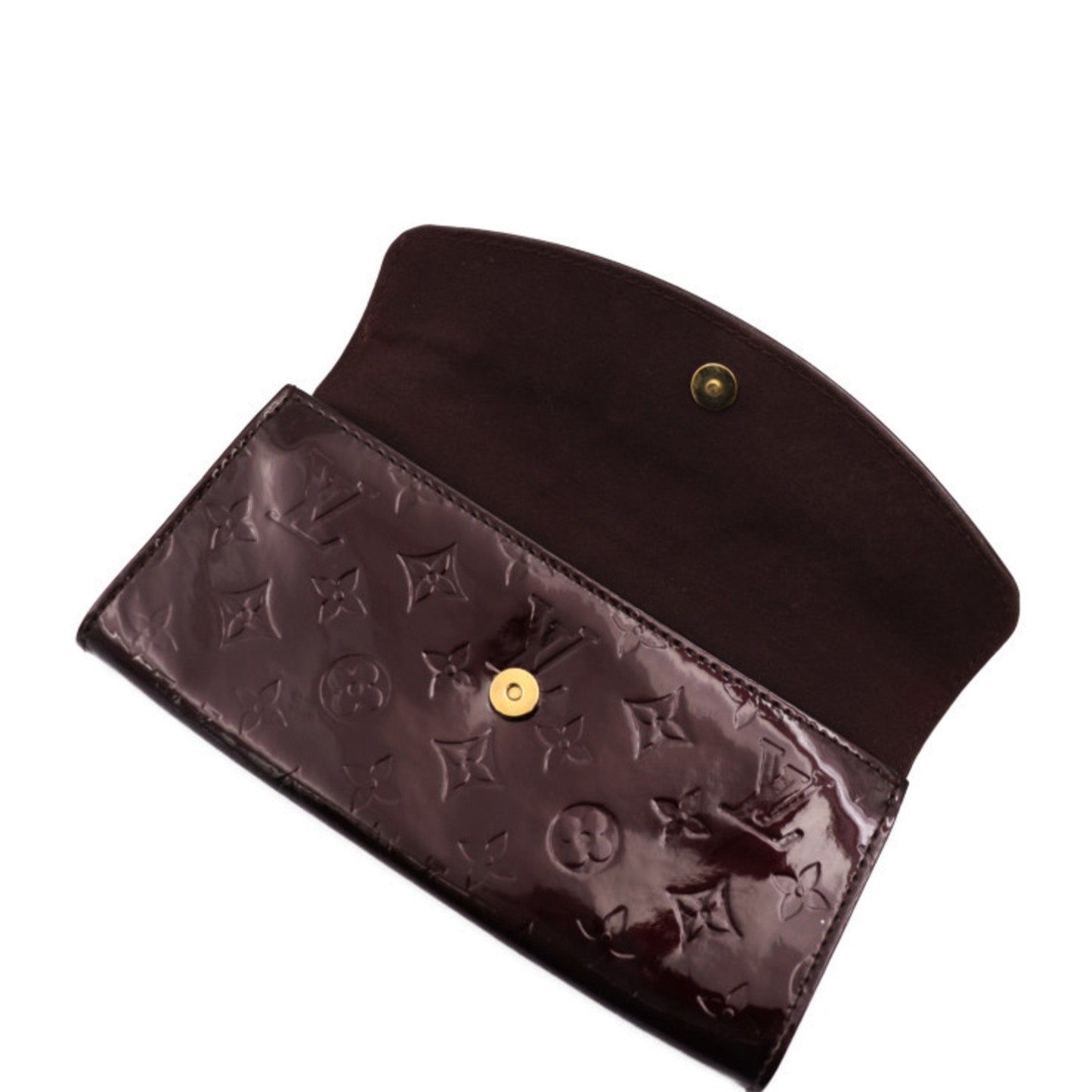 Louis Vuitton Amarante Monogram Vernis Clutch Bag Handbag Pouch Shoulder Bag