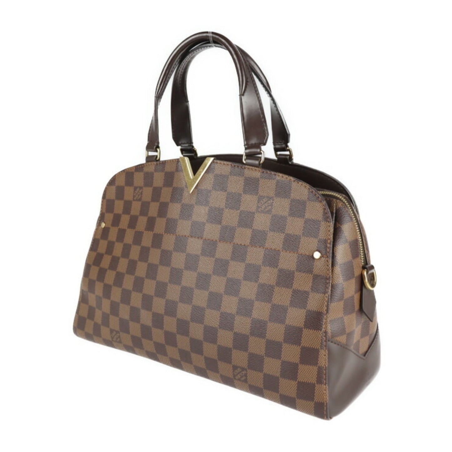 Louis Vuitton Ebene Damier Canvas Handbag Shopping Bag Shoulder Bag Tote Bag