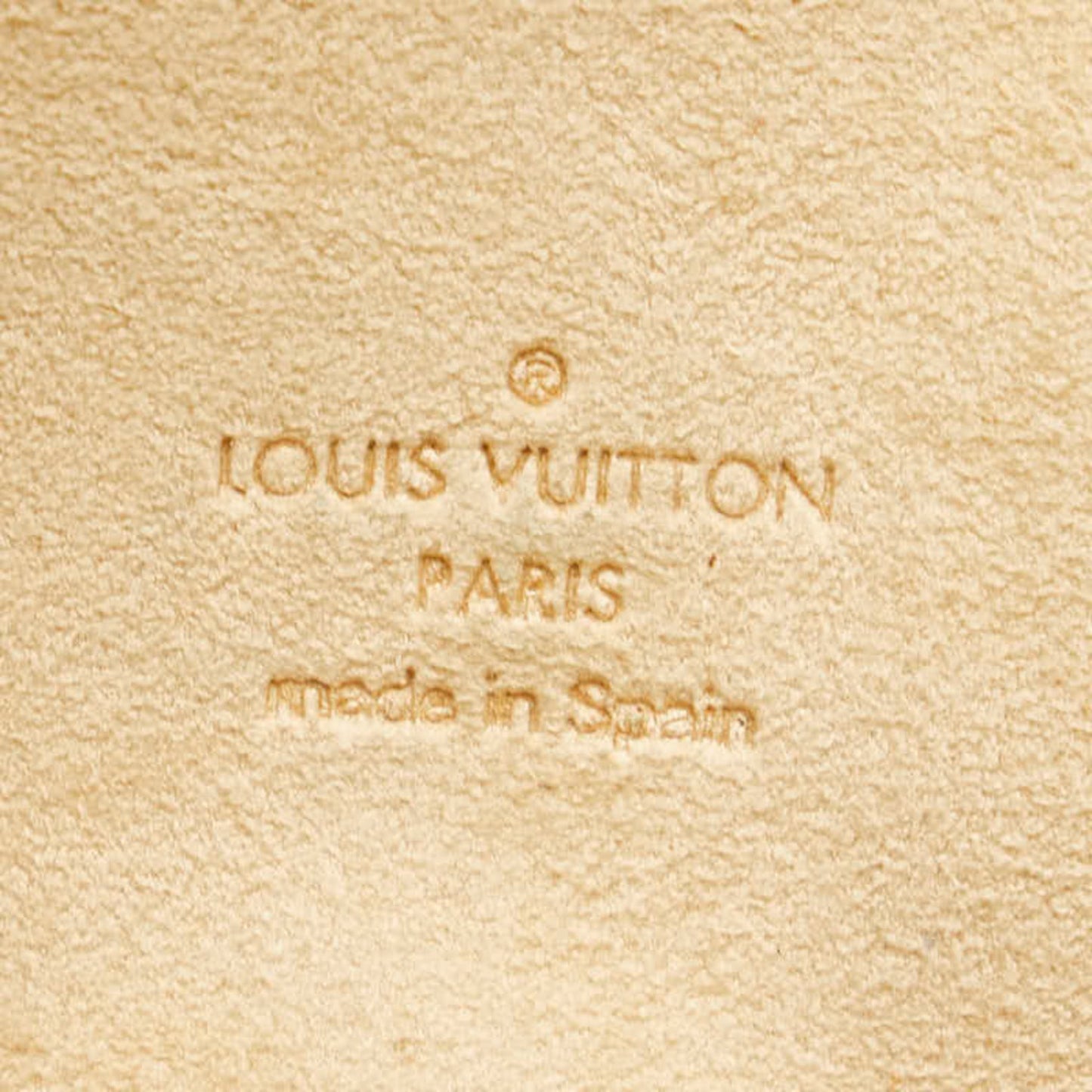Louis Vuitton Brown Pvc Leather Pochette Shoulder Bag