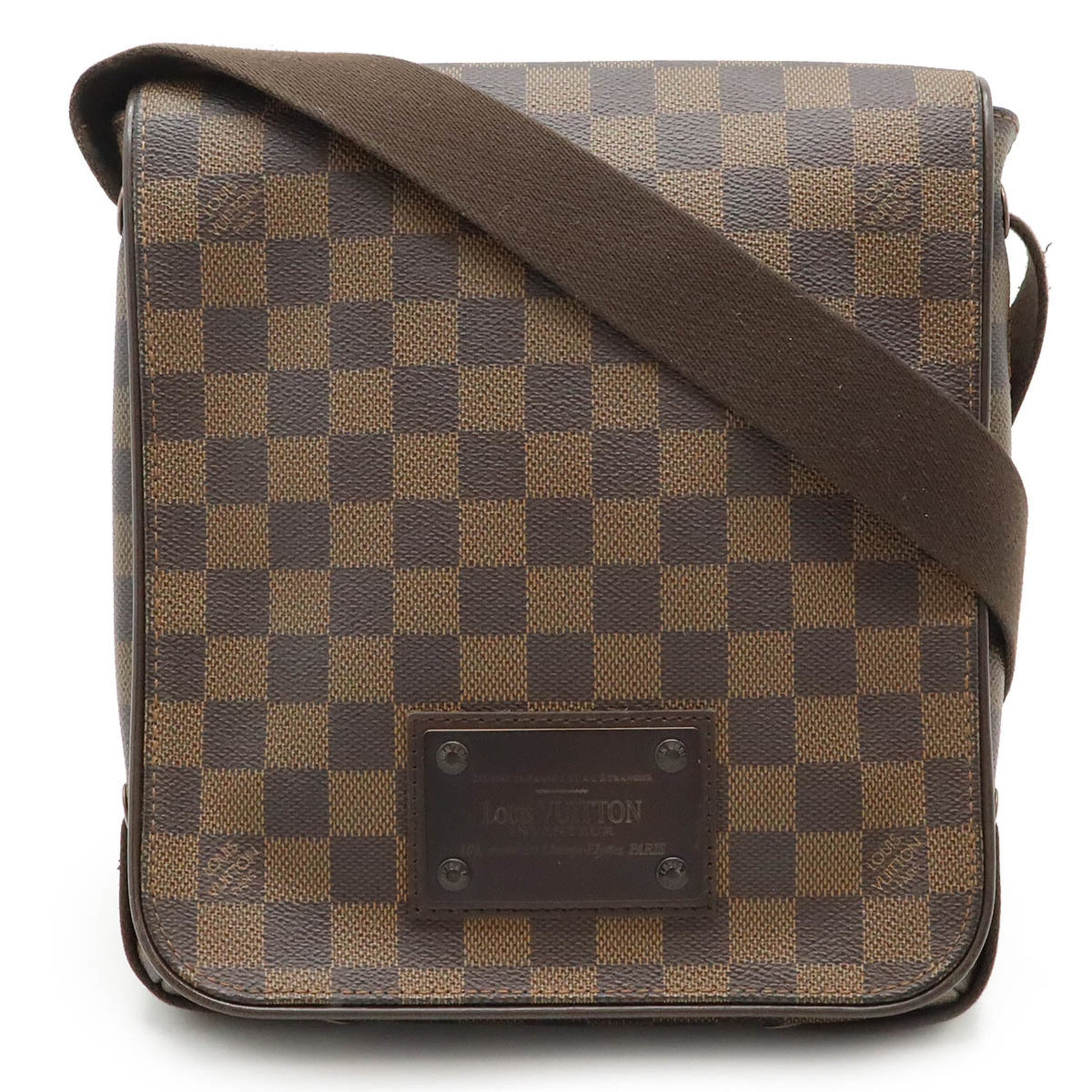 Louis Vuitton Brown Pvc Shoulder Bag ()