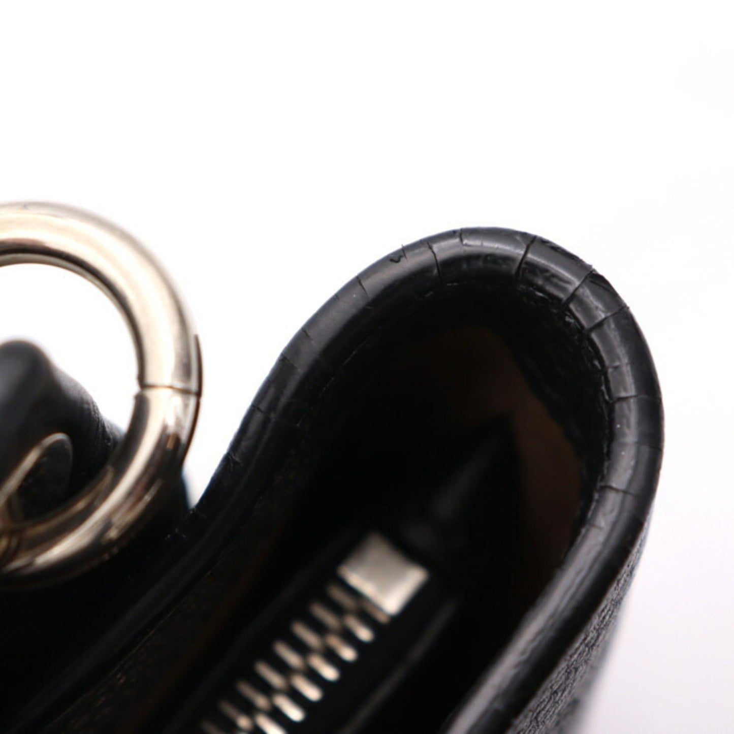 Louis Vuitton Black Leather Handbag Shoulder Bag Tote Bag